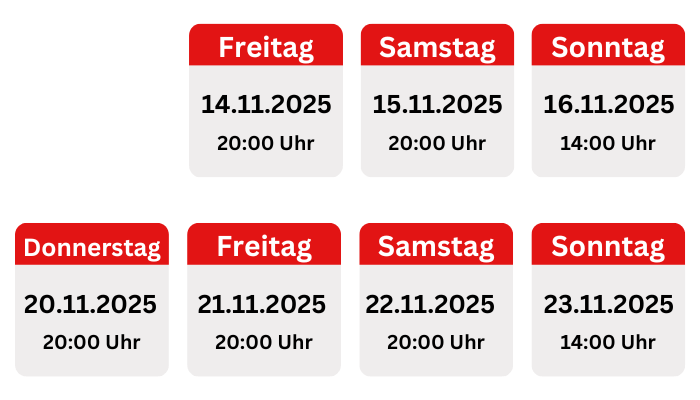 Spieltermine 2025 Spieltermine 2025